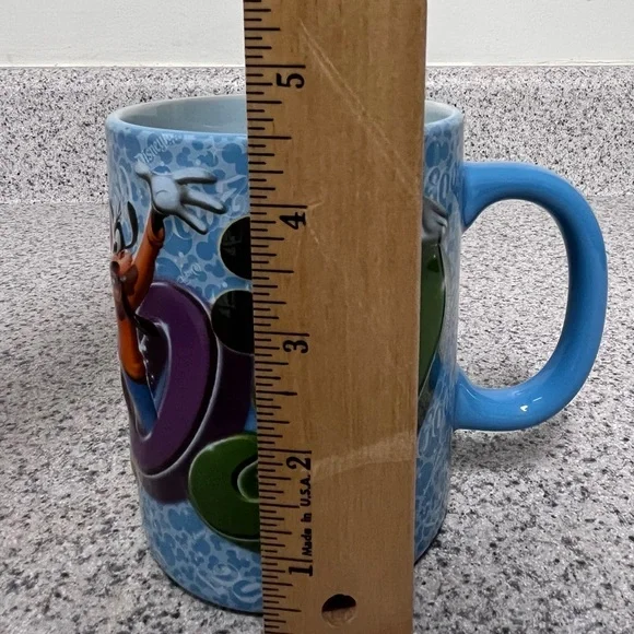 Disney Blue Mug with Iconic Disney Characters & Castle Logo - Picture 11 of 12
